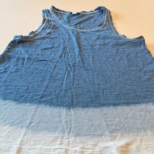 Splendid Blue and White Muscle Tee